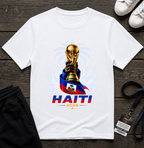 Haiti World Cup Trophy T-Shirt — 2026 Haitian Soccer Fan Tee