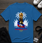 Haiti World Cup Trophy T-Shirt — 2026 Haitian Soccer Fan Tee