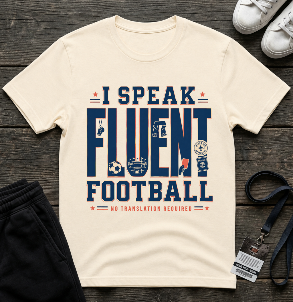 I Speak Fluent Football T-Shirt — Funny Football Fan Tee