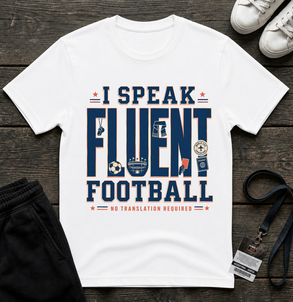 I Speak Fluent Football T-Shirt — Funny Football Fan Tee